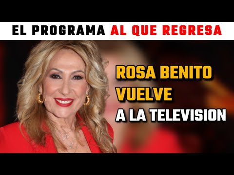 El MOVIMIENTO de ROSA BENITO que la ACERCA a la TELEVISIÓN tras seis MESES de AUSENCIA
