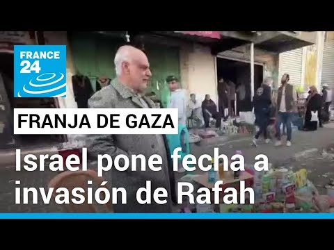 Más de un millón de gazatíes se refugian en Rafah, bajo la amenaza de una invasión israelí