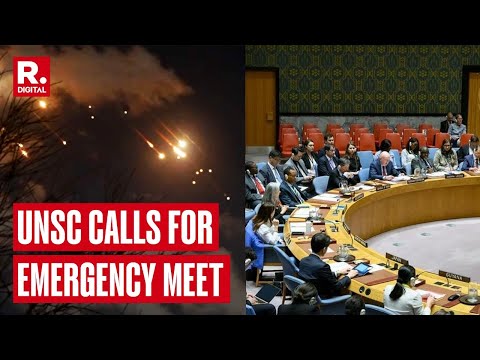 UNSC Schedules Emergency Meet On Middle East War After Israel & France Request