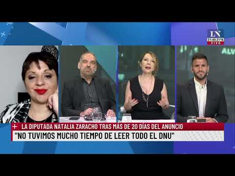 La diputada Natalia Zaracho dijo en el debate que no tuvieron mucho tiempo de leer el DNU