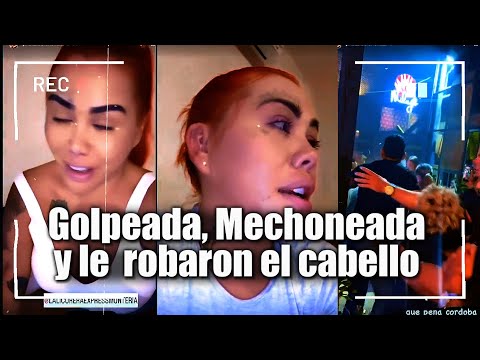 Debut de Gina Calderón en Córdoba salió mal: terminó mechoneada y sin cabello