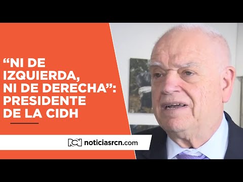 “Ni de izquierda, ni de derecha”: Ricardo Pérez, presidente de la CIDH