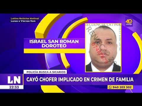 Capturan a José Carlos Solari, chofer implicado en crimen de familia en San Miguel