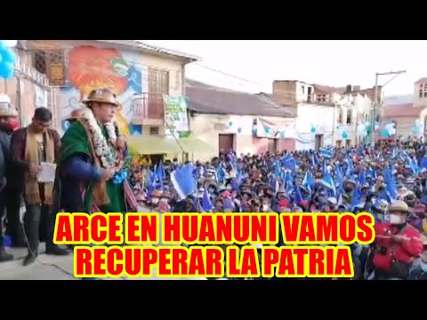 MENSAJE COMPLETO#LUIS ARCE EN HUANUNI AGRADECIÓ A LOS MINEROS..