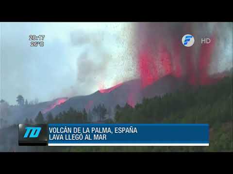 MUNDO - Lava del volcán de La Palma llegó al océano