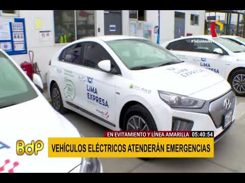 Lamsac: vehículos eléctricos serán utilizados para atención de emergencias