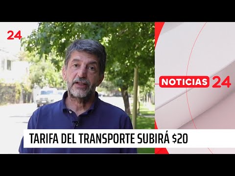 Santiago: tarifa del transporte público subirá hasta $20 desde este domingo