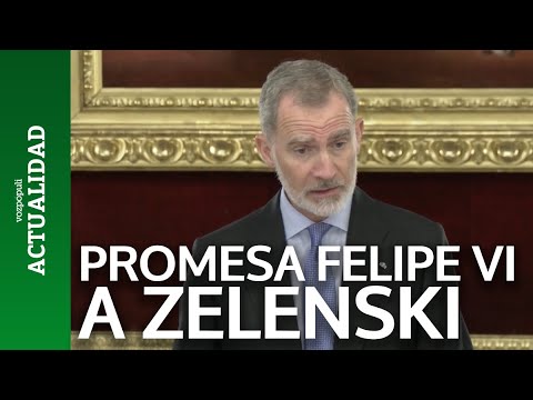 La promesa del Rey Felipe VI a Zelenski en su visita