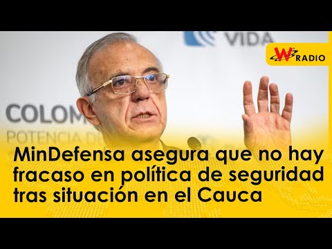 MinDefensa asegura que no hay fracaso en política de seguridad tras situación en el Cauca