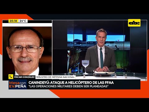 Esto dice el ministro de Defensa sobre el ataque al helicóptero de las FF.AA. en Canindeyú