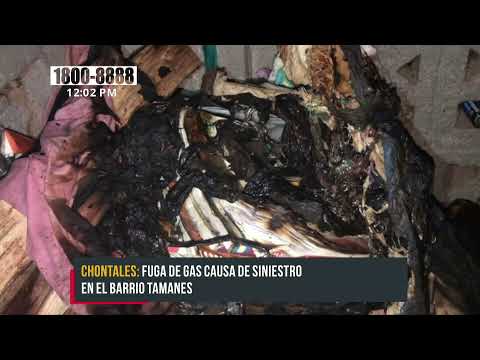 Incendio consume en su totalidad una vivienda en Juigalpa, Chontales - Nicaragua
