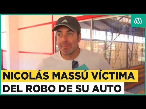 Nicolás Massú víctima del robo de su auto