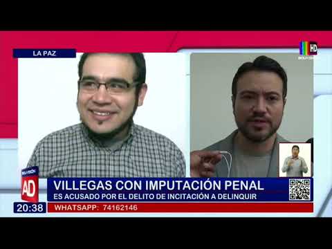 Edgar Villegas con imputación penal