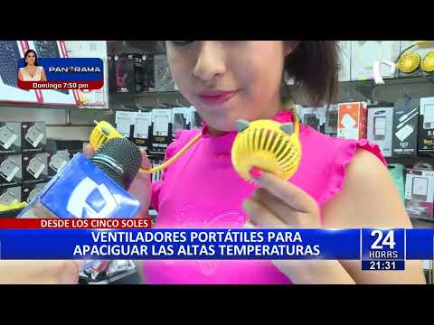 Mesa Redonda: aumenta venta de gorras y ventiladores debido al intenso calor