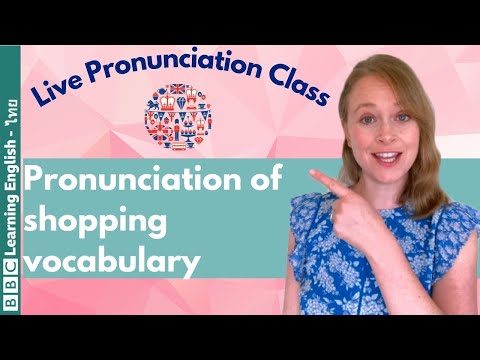 Pronunciation-Live---shopping- Pronunciation-Live---shopping-