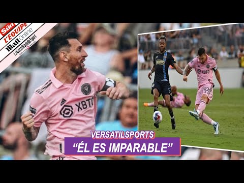 PRENSA EUROPEA se RINDE a GOL de MESSI INTER MIAMI vs PHILADELPHIA UNION