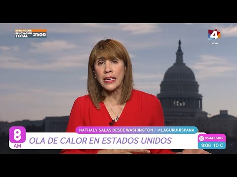 8AM - Ola de calor en Estados Unidos