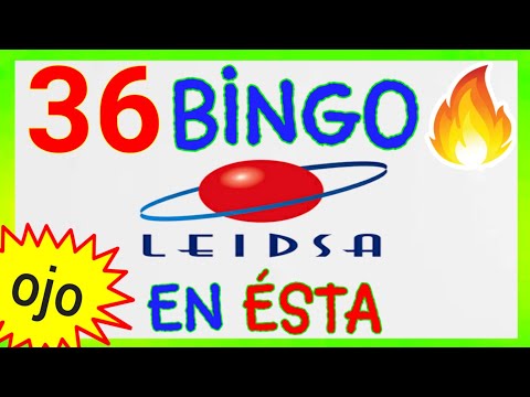 ÉXITOS...! # 36 # BINGO HOY..! loteria LEIDSA/ los PALE Y SÚPER más FUERTES para éste DÍA/ SORTEOS