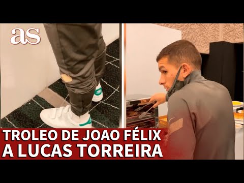 ATLÉTICO DE MADRID | El troleo de JOAO FÉLIX a LUCAS TORREIRA con sus zapatillas | Diario AS