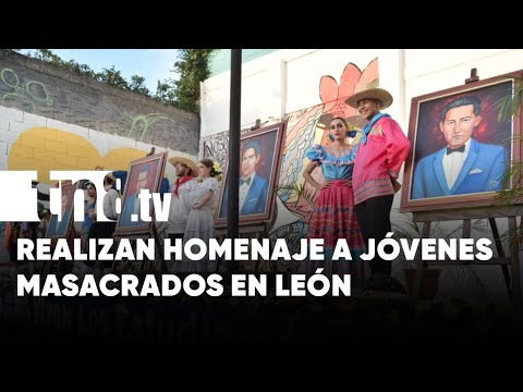 Héroes del 23 de julio son homenajeados en la ciudad de León - Nicaragua