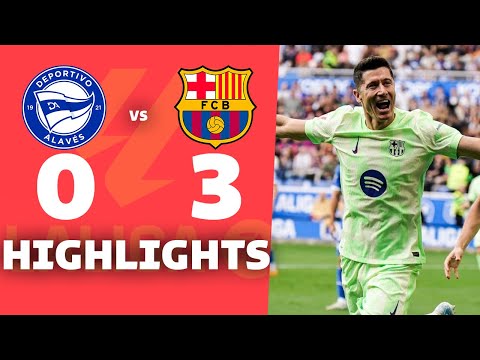 ALAVÉS vs BARCELONA (1-2) | RESUMEN y GOLES DEL PARTIDO - La Liga 2024/25