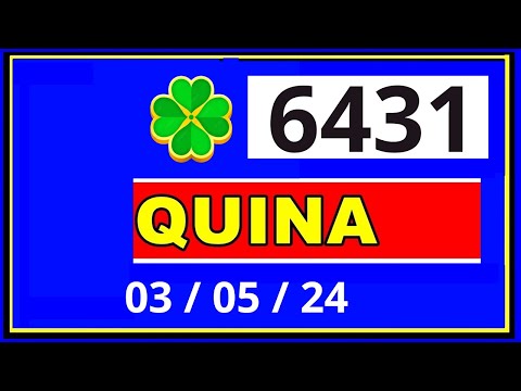 Quina 6431 - Resultado da Quina Concurso 6431