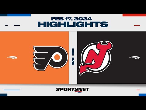 NHL Stadium Series Highlights | Flyers vs. Devils - February 17, 2024