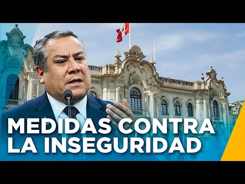 GUSTAVO ADRIANZÉN EN VIVO: CONFERENCIA TRAS CONSEJO DE MINISTROS