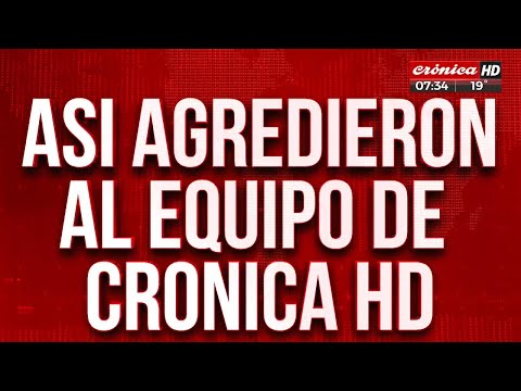 Hinchas de Colón agredieron al equipo de Crónica HD