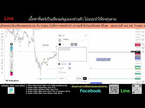 แชร์มุมมองวิเคราะห์กราฟBTCUS