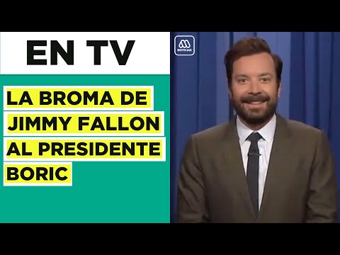 La broma de Jimmy Fallon con fotografía de Boric: Animador realizó rutina de presidentes