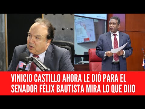 Vinicio Castillo critica a F. Bautista por vender falsas promesas y perder apoyo del PLD
