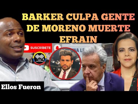 RICHARD BARKER ROMPE EL SILENCIO Y CULPA GOBIERNO DE MORENO MU3RT3 DE EFRAIN RUALES NOTICIAS RFE TV