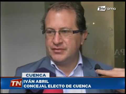 Alcalde electo de Cuenca Cristian Zamora mantuvo reunión con concejales