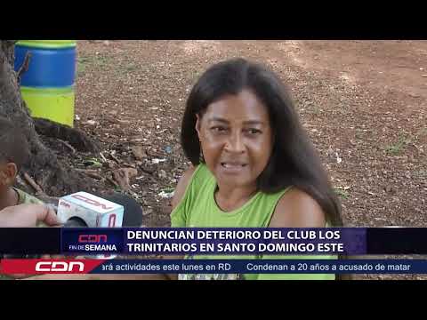 Denuncian deterioro del Club Los Trinitarios en Santo Domingo Este