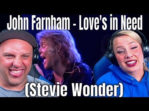 Reaction To John Farnham - Love's in Need - Stevie Wonder (High Quality) THE WOLF HUNTERZ REACTIONS