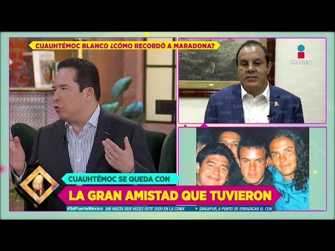 Cuauhtémoc Blanco y Paco Palencia lamentan la muerte de Maradona | De Primera Mano