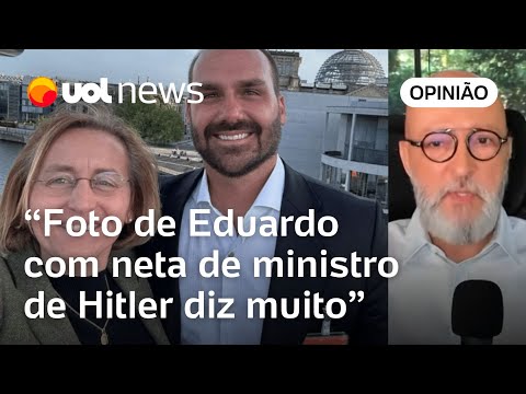 Josias: Naturalizar encontro de Eduardo Bolsonaro com neta de ministro de Hitler é um erro