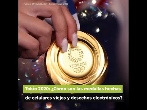 ? Tokio 2020: Así son las medallas hechas de celulares viejos y desechos electrónicos 