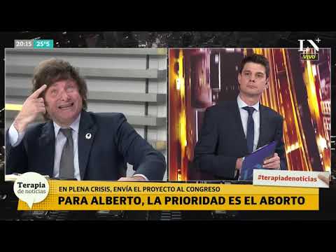 Javier Milei expresó su postura sobre el aborto legal y criticó el anuncio de Alberto Fernández