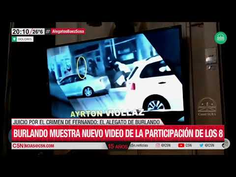 El VIDEO que exhibió BURLANDO sobre la reconstrucción del ASESINATO de FERNANDO BÁEZ SOSA