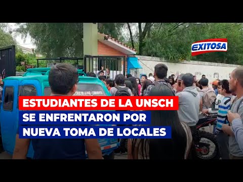 Ayacucho: Estudiantes de la UNSCH se enfrentaron por nueva toma de locales