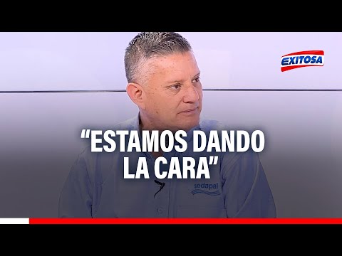 Presidente de Sedapal hace mea culpa y reconoce error comunicacional: estamos dando la cara