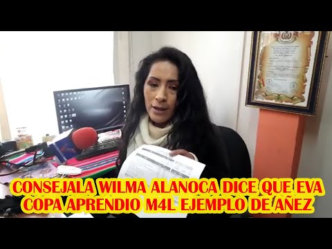 WILMA ALANOCA RESPONDE EVA COPA Y LE PIDE NO M3NTIR AL PUEBLO ..