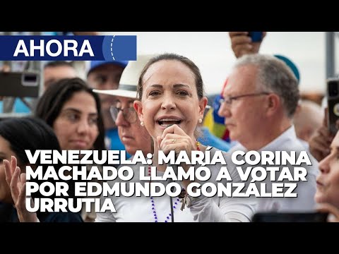 Maria Corina llamó a votar por Edmundo González Urrutia - 18May