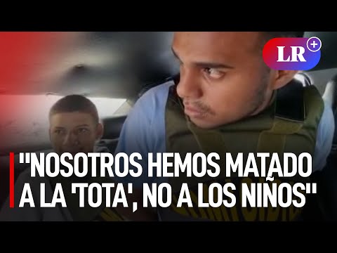 Sicarios 'Bicho' y 'Josecito': Nosotros hemos matado a la 'Tota', no a los niños | #LR