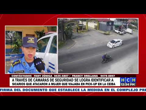 Identifican a sicarios motorizados que atentaron contra conductora en La Ceiba