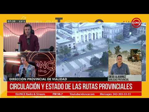 Circulación y estado de las rutas provinciales - Diego Albornoz -