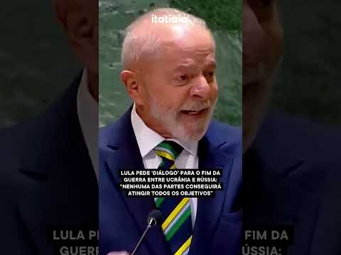 LULA COBRA 'VOLTA DO DIÁLOGO' PARA O FIM DA GUERRA NA UCRÂNIA, CITANDO PARCERIA COM A CHINA