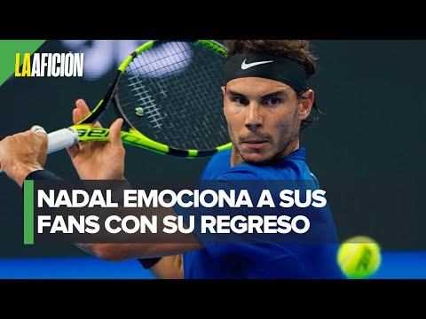 Rafael Nadal anuncia su regreso a las pistas después de un año de inactividad